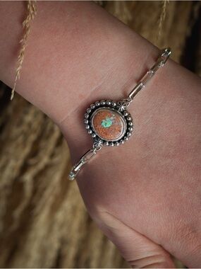 Natural Mexican Fire Opal Bracelet